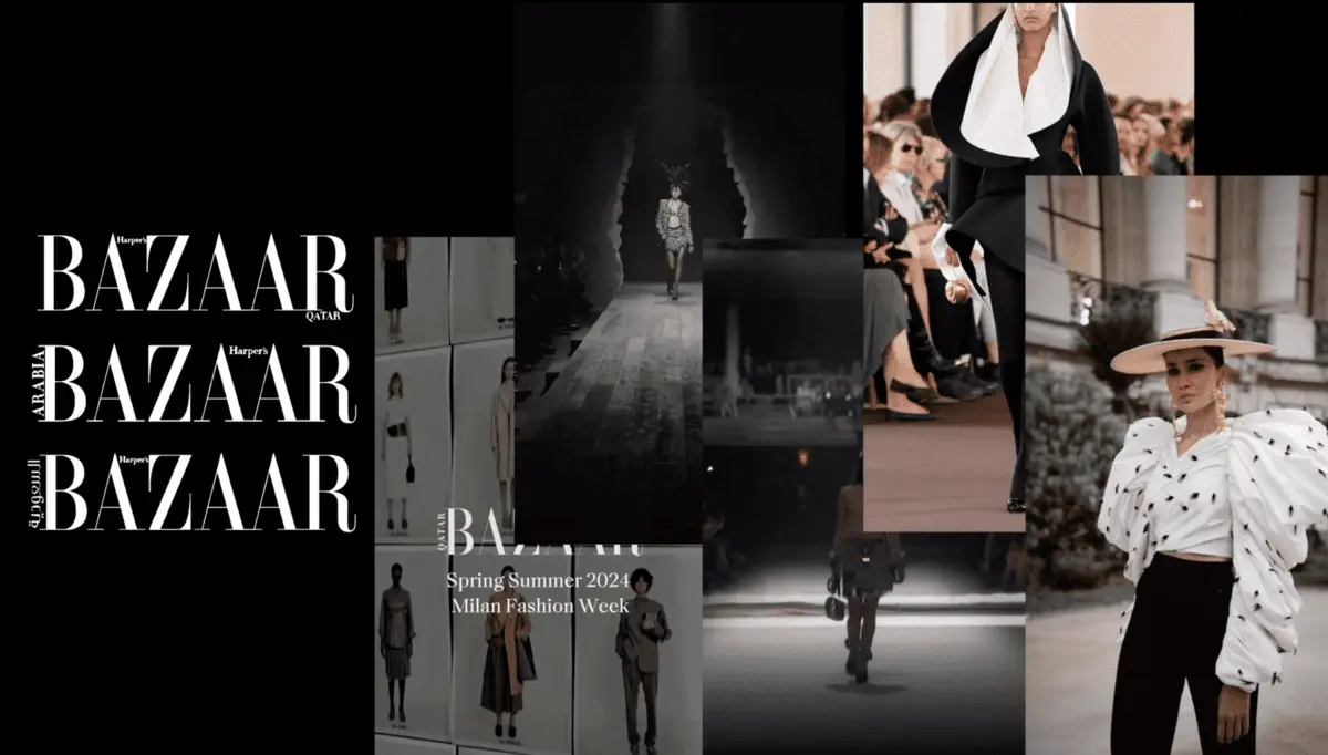 Harper's Bazaar Qatar social media campaign by Instasamy