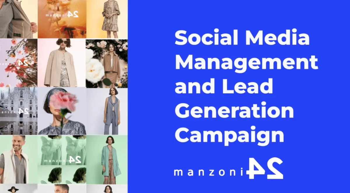 Manzoni 24 social media marketing campaign by Instasamy